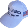 A white hat with the words " make america great again ".