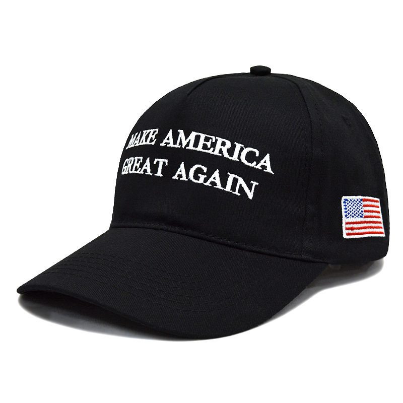 A black hat with the words " make america great again ".